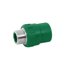 Adaptador PPR 3/4" macho con inserto metálico, FOSET