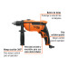 Rotomartillo/destornillador 1/2", 750W, TRUPER PRO