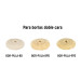 Juego 2 adaptadores para borlas doble cara, M14, TRUPER