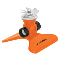 Aspersor base metálica, con aspas de aluminio, TRUPER