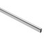 Tubo ovalado para clóset,1.8 m, acero cromado, HERMEX
