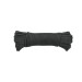 Piola de nylon paracord de 4mm x 15m negro, madeja, FIERO