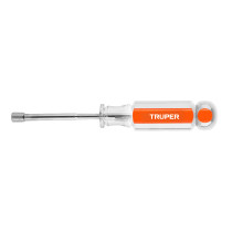 Desarmador de caja 3/16" mango de acetato, TRUPER