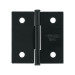 Bisagra cuadrada 2", negro mate, cabeza plana, BASIC