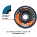 Disco laminado 4-1/2", grano 60 centro 7/8", fibra, TRUPER