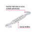 Tensor zinc 3/8" gancho-gancho, FIERO