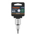 Dado punta corta bristol M5, cuadro 1/2", TRUPER