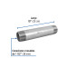 Niple de acero galvanizado 1-1/2 x 10", FOSET