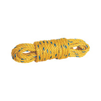 Madeja de cuerda amarilla de polipropileno 10mm, 8m, FIERO