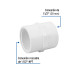 Adaptador hembra de PVC 1-1/2", FOSET