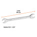 Llave española, 9/16 x 5/8" x 189 mm de largo, TRUPER EXPERT