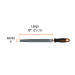 Lima plana muza 10" con mango Comfort Grip, TRUPER