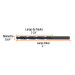 Broca HSS 15/64" Trublack para metal, TRUPER