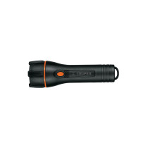 Linterna plástica 1 LED 180 lm con 2 pilas D, TRUPER