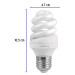 Lámpara espiral T3 11 W luz de día en blíster, VOLTECK