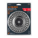 Carda trenzado grueso 6" x 5/8" para esmeril, TRUPER