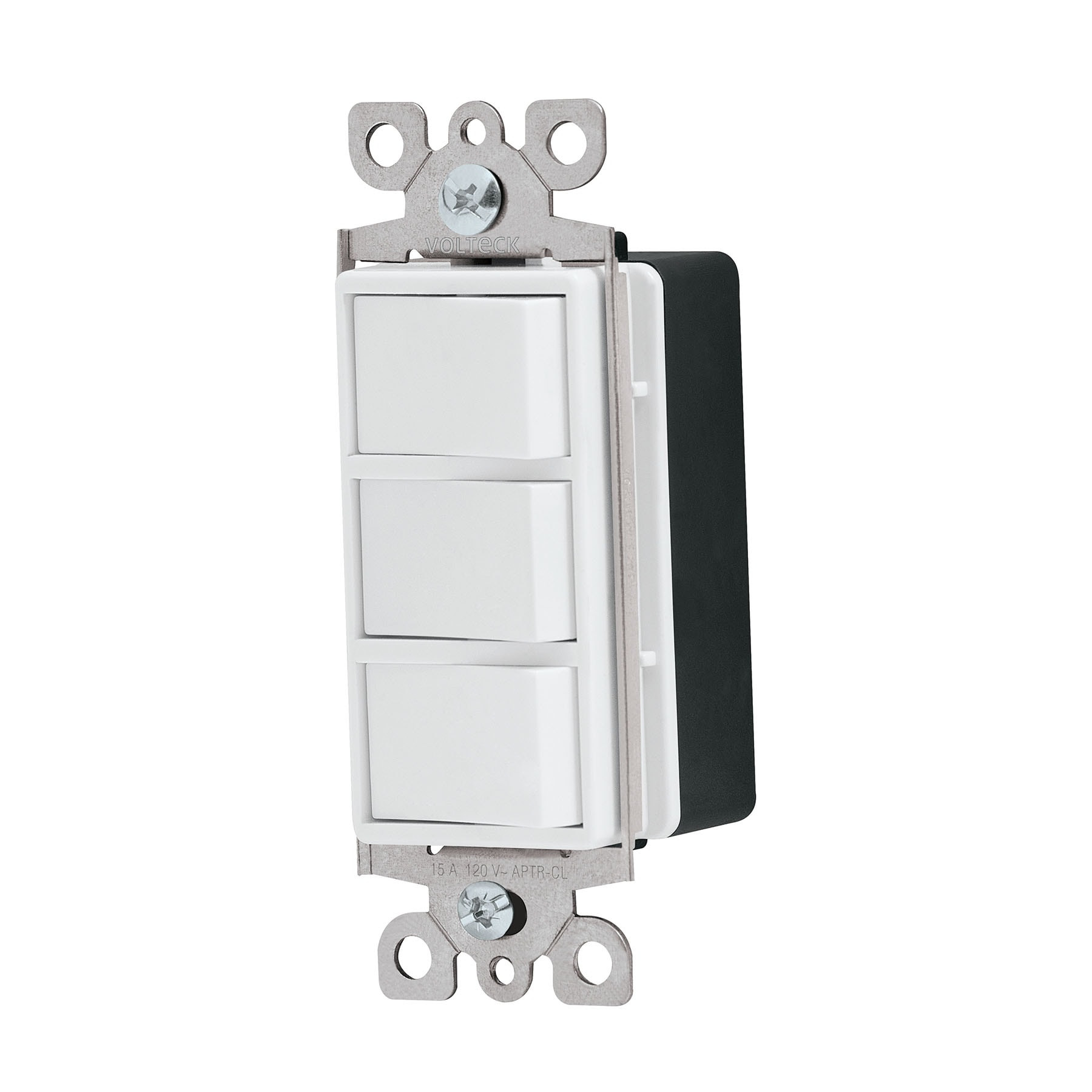 Interruptor triple, línea Classic, VOLTECK