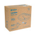 Lavabo de porcelana con rebosadero, blanco, FOSET