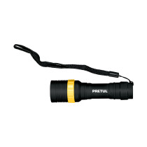Linterna plástica 1 LED 40 lm de 1 pila AA, PRETUL