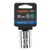 Dado de 21 mm, 6 puntas, cuadro 1/2", TRUPER