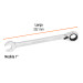 Llave combinada matraca reversible 1" x 332 mm largo, EXPERT