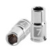 Dado de 7 mm, 6 puntas, cuadro 1/4", TRUPER