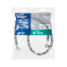 Manguera "T" lavabo/fregadero,acero inox,3/8"x1/2"x1/2",55cm