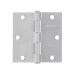 Bisagra cuadrada 3-1/2", satinado, cabeza plana, HERMEX