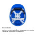 Casco de seguridad, ajuste de intervalos, azul, PRETUL