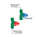 Juego de 2 llaves de empotrar PPR 1/2" sin manerales, FOSET