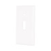 Placa de ABS para interruptor vertical, Standard, blanco