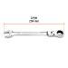 Llave combinada con matraca 5/8" flexible, EXPERT
