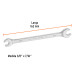 Llave española, 3/8 x 7/16" x 162 mm de largo, TRUPER EXPERT