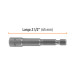Estuche con 5 dados magnéticos de 6 mm largo 2-1/2", EXPERT