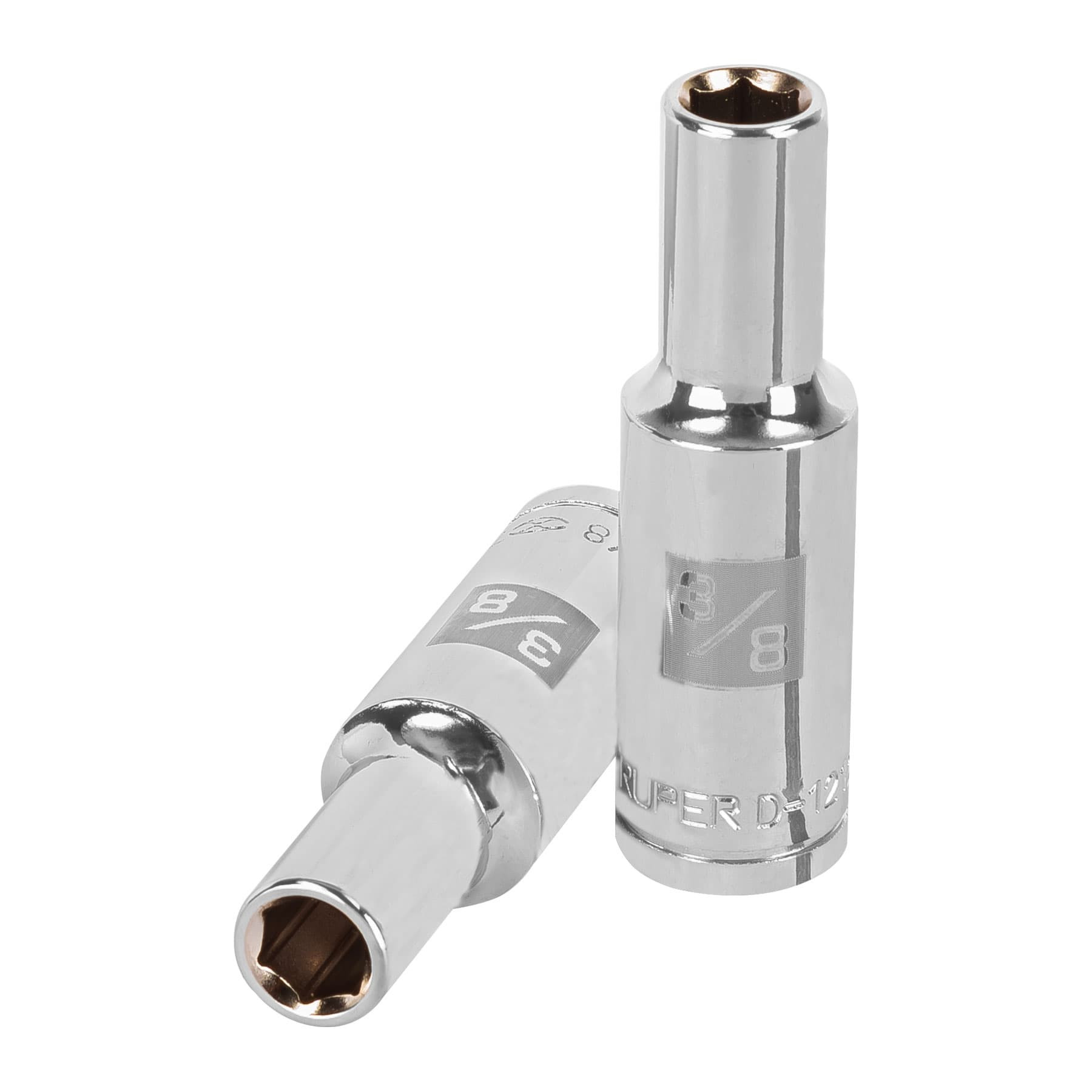 Dado largo de 3/8", 6 puntas, cuadro 1/2", TRUPER