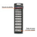 Juego de 9 dados largos cuadro 3/8" std, TRUPER