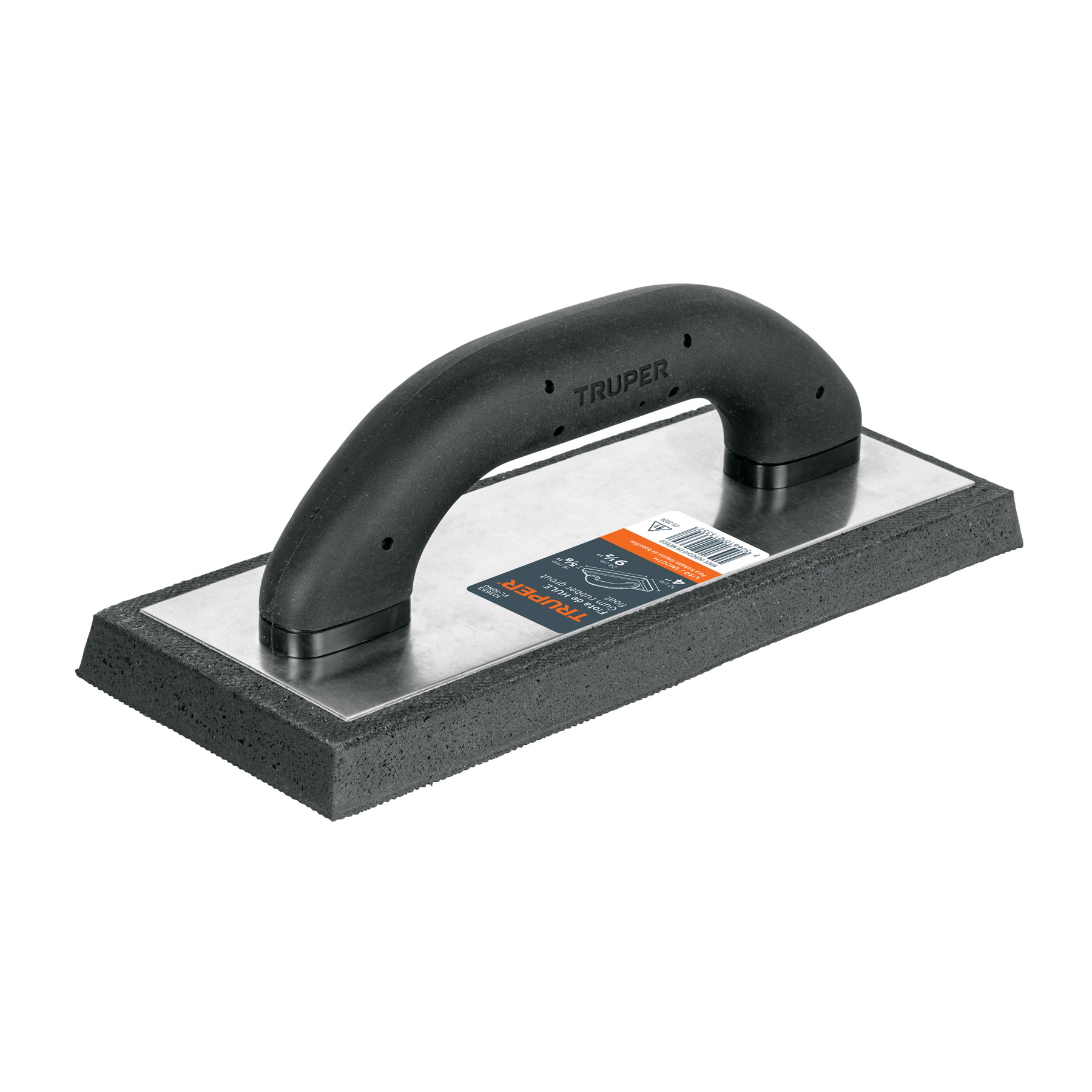 Flota de hule 9 1/2", esp. 5/8", acabado fino, Comfort Grip