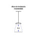 Luminario LED High Bay 100 W 6500 K, VOLTECK