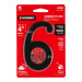 Número 6 de latón sólido 4", negro, HERMEX