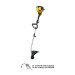 Desbrozadora a gasolina 25cc mango tipo "D", 17"corte, curva