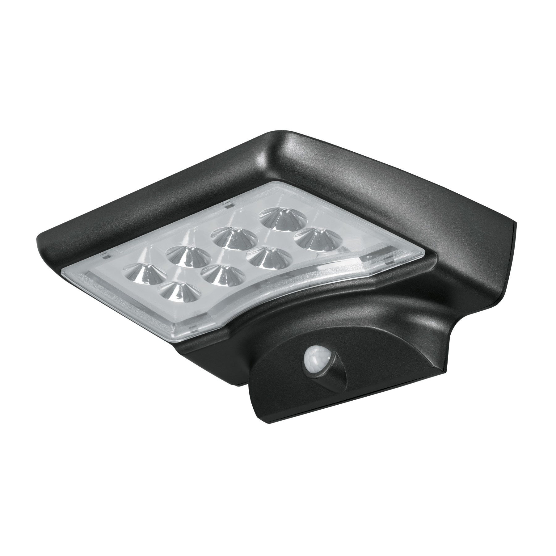 Arbotante solar LED 1.1 W con sensor de movimiento, VOLTECK