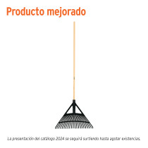 Escoba plástica p/jardín, flex. 22 dientes, mango 48" PRETUL