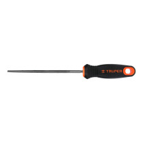 Lima redonda bastarda 6" con mango Comfort Grip, TRUPER
