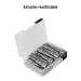 Estuche con 15 dados magnéticos de 3/8" largo 2-1/2", EXPERT