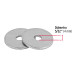 Bolsa de 1 kilo arandelas planas galvanizadas 5/32", FIERO