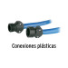 Manguera azul 1/2" 3 capas 15 m conexiones plásticas, PRETUL