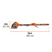 Lijadora de pared y techo 9" 750W, profesional, TRUPER PRO