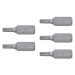 Estuche con 5 puntas torx T15 con seguro largo 1", EXPERT