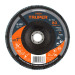 Disco laminado 7", grano 80 centro 7/8", fibra, TRUPER