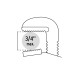 Llave stilson 8" cuerpo de hierro maleable, PRETUL